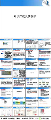 知识产权及其保护PPT模板下载