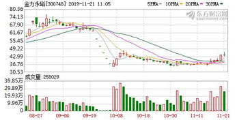 金力永磁股价早盘持续上涨，涨幅超过4%