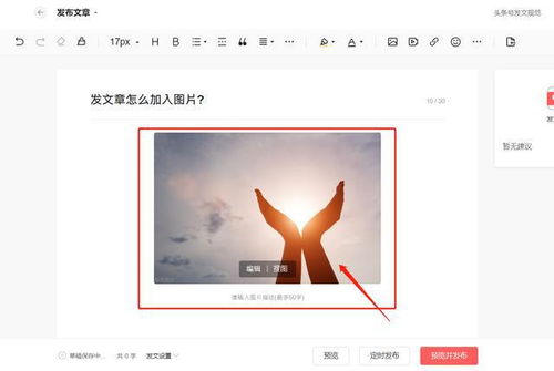 发文章怎么加入图片