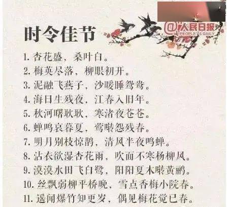 人民日报整理 100句对偶佳句,堪称中国史上最高水准,用在作文里无敌了