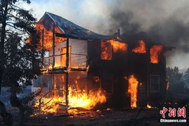 美国加州山火失控 2300人被迫撤离 