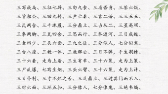 数字开头成语大全,爸妈好收藏,孩子好学习 