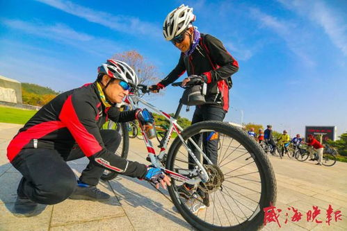 爱在重阳 文登有支 爷爷辈 骑行队 平均年龄超过60岁