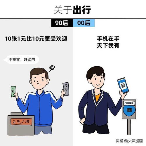 90后vs00后,谁的成长经历更爽 漫画