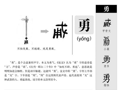 勇的意思 勇字五行属什么 勇字取名的寓意 