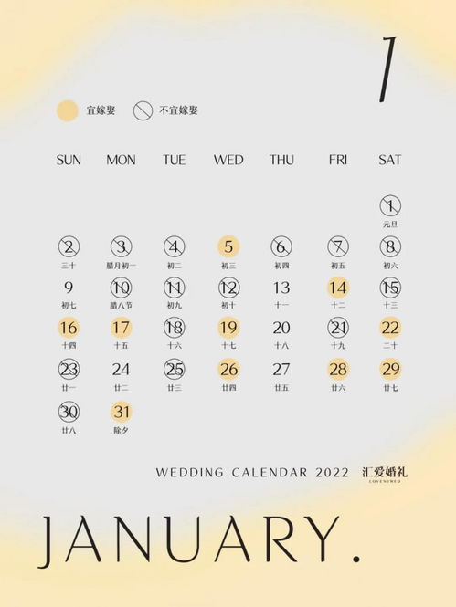 1月结婚吉日查询2025年