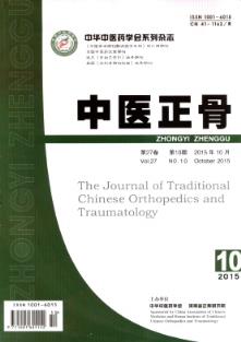 临床药物分析天津主任论文 中医正骨杂志 2015年10期 