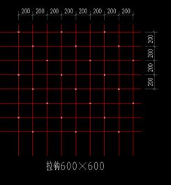 剪力墙竖向钢筋及水平钢筋间距为200,拉筋间距为600 600怎样排布 