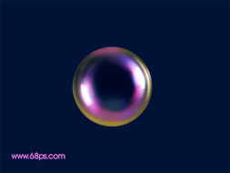 滤镜制作漂亮彩色气泡的PS教程 