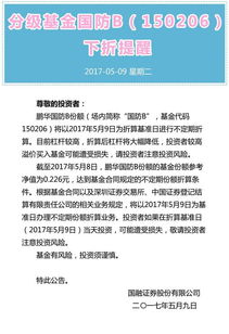 基金国防b下折后的国防分级怎么弄