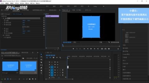 如何调整Pr画面比例