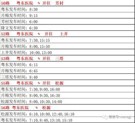 出行注意 梅州40路至58路公交线路年三十运行时间表