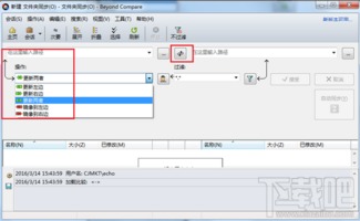 Beyond Compare修改默認(rèn)文件夾同步操作命令的步驟