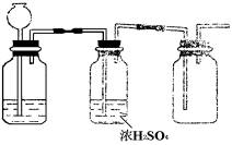 根据实验室制取某种干燥气体的装置图.判断气体发生装置中的固体药品和液体 可能是 . A.FeS和稀H2SO4 B.Na2SO3固体和浓H2SO4 C.大理石和稀HCl D.MnO2和浓H 青夏教育精英家教网 