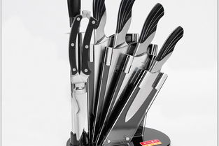 音符激光图案刀具,不锈钢锋利厨房套刀高端刀具,十八子作货号S1309