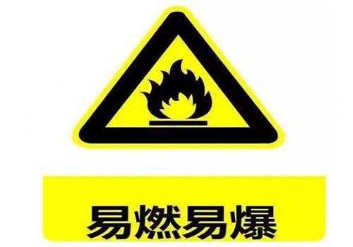 易燃物品防火标志 