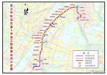 武汉地铁线网将新增6座换乘站