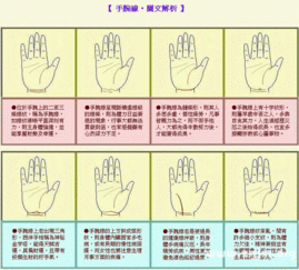 成涛掌相手腕线图解