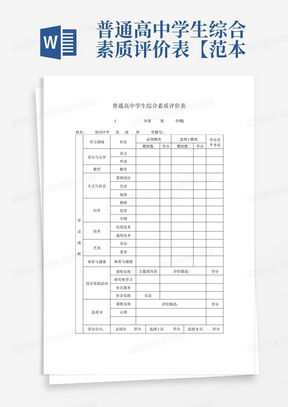 羽毛球裁判素质评价表模板,学生本人自我评价参考模板五篇