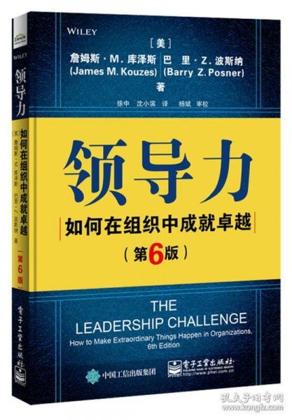 领导力 如何在组织中成就卓越 第6版