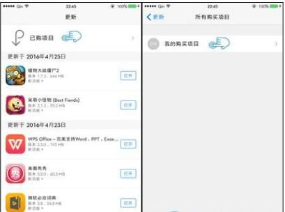 苹果手机app store里面下载记录怎样删除 