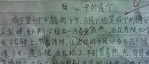 小学生的 零分 作文,老师看了后说这周站着上课,网友 太牛了