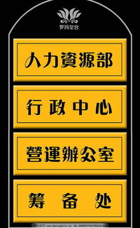 标识标牌中的科室牌和门牌怎样区分?