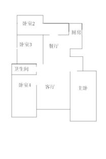 请高手帮忙改下户型,136平的3室2厅想改4室2厅 附户型图 