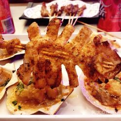 一个串说 海鲜烧烤 河东路店 的大鱿鱼好不好吃 用户评价口味怎么样 杭州美食大鱿鱼实拍图片 大众点评 