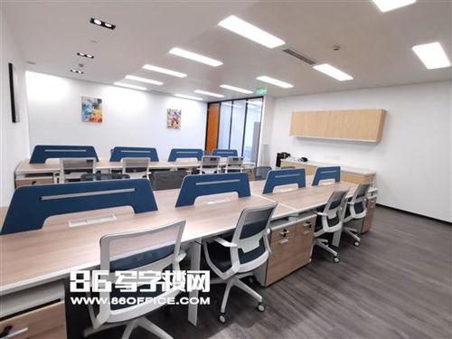 上海森兰美奂出租 森兰美奂大厦 150平办公室 2间隔断15个工位 大商场配套 86写字楼网 