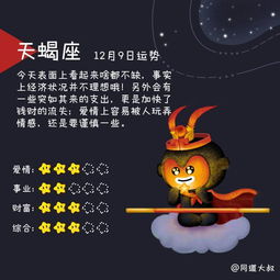 12月9日十二星座运势分析 