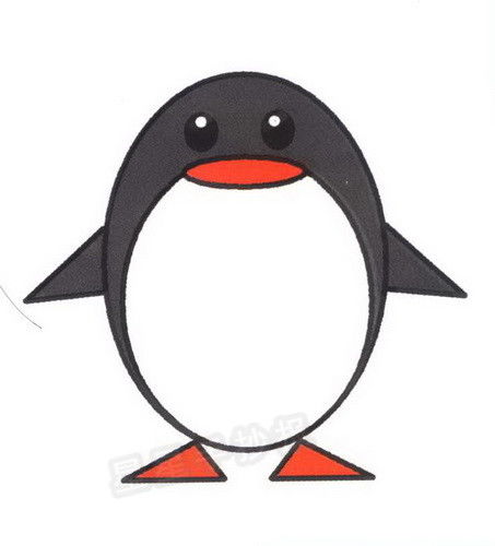 小企鹅简笔画 