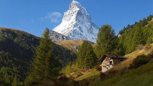 美丽清秀山间风光大自然优美美景