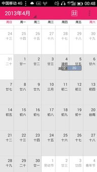 2013年的四月二十八号,农历是多少 