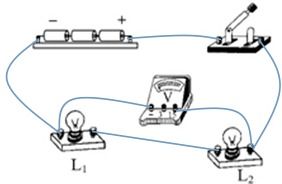 小青和小华用如图所示的器材探究串联电路的电压关系.用三节干电池串联作电源.两只小灯泡的规格不同. 1 请用笔画线代替导线.连接实验电路.要求 L1和L2串联.电压表测量两灯串联后的电压 