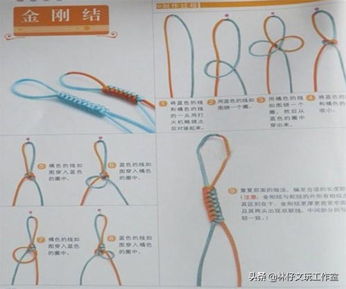 各种手串打结方法图解,编手串打结收尾