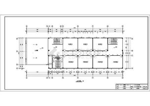 四层框架结构艺术培训中心建筑设计cad施工图下载