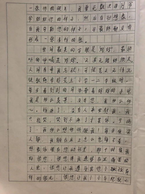 我想对妈妈说500字优秀作文