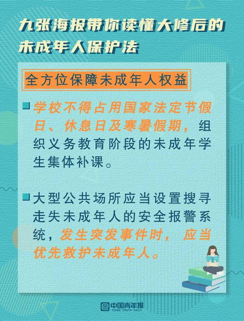 未成年人保护法新修订,九张图为你划重点