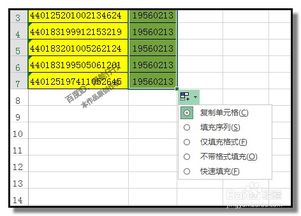 EXCEL不用函数快速提取身份证出生年月日日期