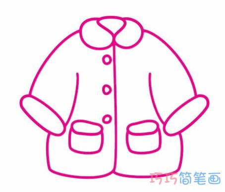 幼儿春天衣服简笔画图片