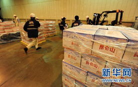 中国第二批救援物资运抵日本东京成田机场 