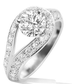 珠宝 戒指 翡翠在订婚戒指的世界中我们不谈流行抑或是当季款
