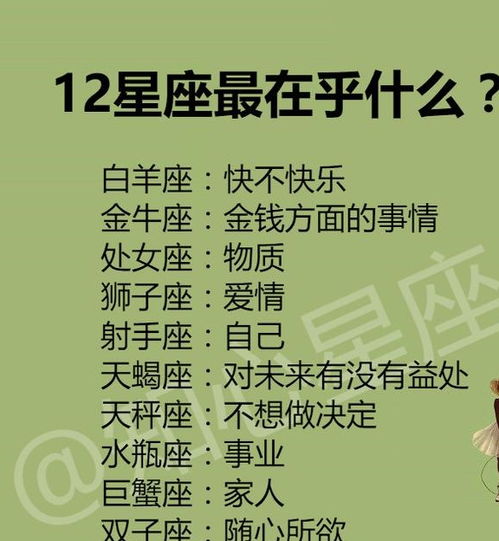 12星座女对婚姻的看法,12星座爱情味道,12星座在乎什么