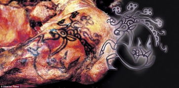 俄发现2500年前保存完好古代纹身 