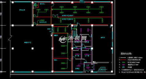 药厂车间净化空调系统CAD平面设计施工方案图纸