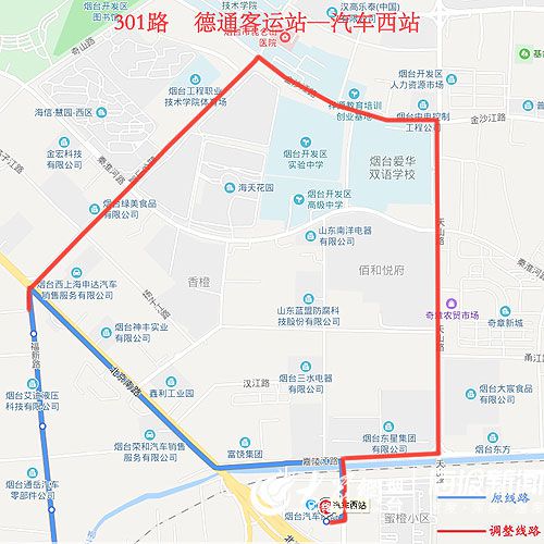 烟台市207公交路线是？