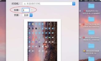 苹果mac连接打印机设置完后怎么打印图片 
