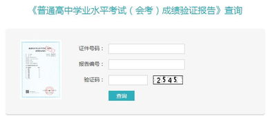 学业水平成绩查询系统？普通高中学业水平考试(会考)成绩证明报告查询入口