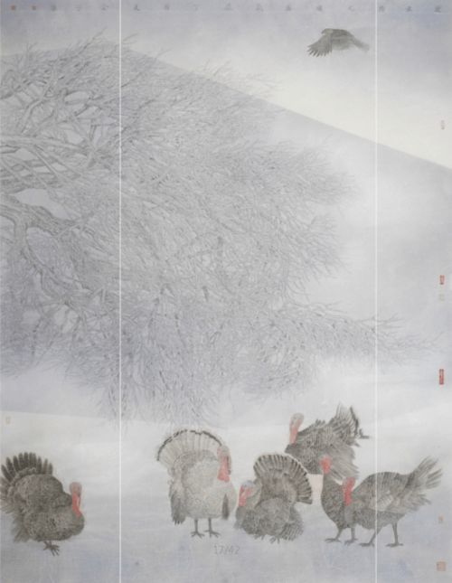 第七届安徽美术大展中国画作品展在合肥开展